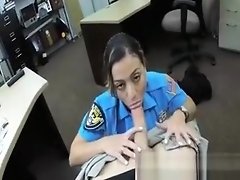 Real cop blows pawn shop owner on cam video on WebcamWhoring.com