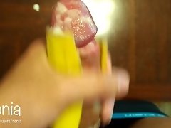 My Banana Peel Masturbation  Rionia video on WebcamWhoring.com