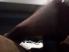Stroking my dick in my semi truck video on WebcamWhoring.com