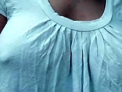 BOUNCING BOOBS IN SHIRT WHILE WALKING And Running 4 (BRALESS) video on WebcamWhoring.com