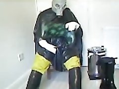 More wanking in latex. video on WebcamWhoring.com