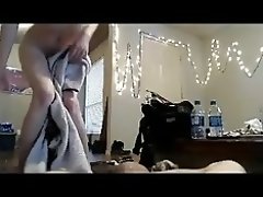 GF deepthroat and sucks visitors cock video on WebcamWhoring.com