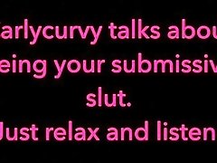 Carlycurvy talks about being your submissive slut video on WebcamWhoring.com