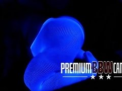 Blacklight BBW Cam Girl Huge Ass Shaking Big Butt video on WebcamWhoring.com