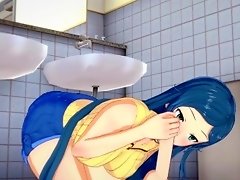 Gundam Build Fighters MILF Rinko Iori Fucks in the Bathroom video on WebcamWhoring.com