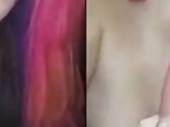 Amateur POV blowjob with a facial cumshot video on WebcamWhoring.com
