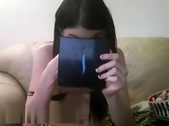 Teen Babe Films Herself Topless video on WebcamWhoring.com