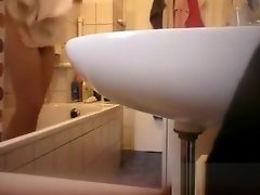 Hidden Camera In The Bathroom video on WebcamWhoring.com