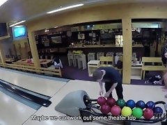 HUNT4K. Couple is tired of bowling, guy wants money, chick wants sex video on WebcamWhoring.com