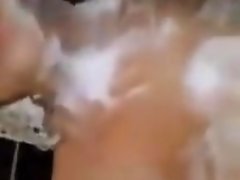 blonde girl getting horny in the shower video on WebcamWhoring.com