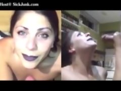 "Bitch Cries As She Takes A Fantastic Facial" video on WebcamWhoring.com