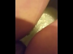 Pissing at a movie theater. video on WebcamWhoring.com