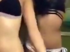 two american girls dancing in underwear video on WebcamWhoring.com