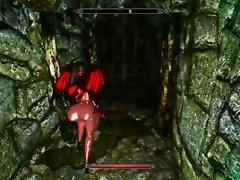 Skyrim Erotic Gameplay THICC Demon LULU video on WebcamWhoring.com