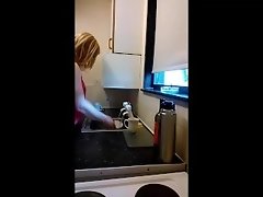 sissy house wife in home chores video on WebcamWhoring.com