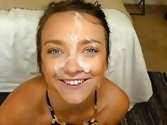 Carmen's Big Facial video on WebcamWhoring.com