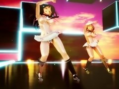 Big-Titted Girls On Dance On Platforms Floating In Space [by keweseki] video on WebcamWhoring.com