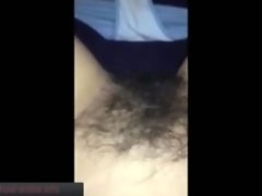 I'm playing with my hairy pussy video on WebcamWhoring.com