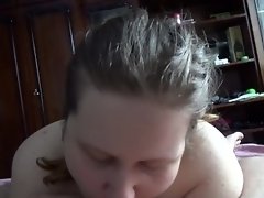 Only BBW can suck this good video on WebcamWhoring.com