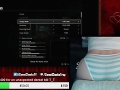 Sweet Cheeks Plays Resident Evil 2 - Leon A (Part 1) video on WebcamWhoring.com