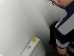 lucky guy fucks horny bitch in the toilet video on WebcamWhoring.com