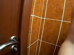 Blowjob with ending in staff restroom video on WebcamWhoring.com