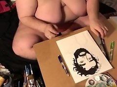 Boobs Ross — Musical Artist Speed Draw 2 video on WebcamWhoring.com