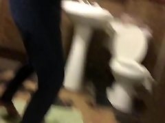 Ebony pee video on WebcamWhoring.com