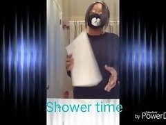 Shower time video on WebcamWhoring.com