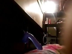 Fucking Her Mounted Dildo video on WebcamWhoring.com