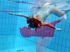 Hot naked girls underwater in the pool video on WebcamWhoring.com