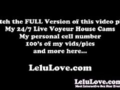 Lelu Love-Black Dress Vibrator Dildo Masturbation video on WebcamWhoring.com