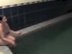 Brunette Returned To The Favorite Pool In The Sauna video on WebcamWhoring.com