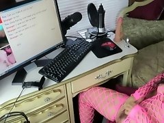 I masturbate to random guys on Omegle video on WebcamWhoring.com