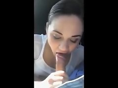 Car Sex Action With Cock Slurping and Jizz Eating video on WebcamWhoring.com