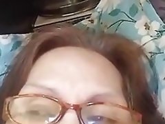 Granny Evenyn Santos does anal show again. video on WebcamWhoring.com