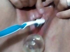 60 year old multiple cum perfume bottle and toothbrush (1) video on WebcamWhoring.com
