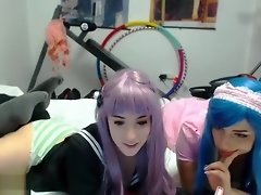 Cutesy Anime Babes Getting Naked For The Cam video on WebcamWhoring.com