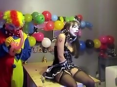 Threesome 2 Clowns Torture A French Camgirl Ohmibod & Punish Twit@Kikrak1 video on WebcamWhoring.com