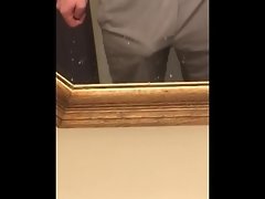 Boyfriend has a hands free orgasm with a full bladder!! video on WebcamWhoring.com