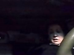 BBW masturbates in car video on WebcamWhoring.com