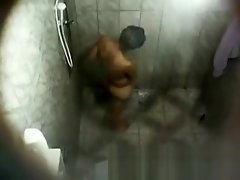 Hidden camera mexican Mom in shower video on WebcamWhoring.com