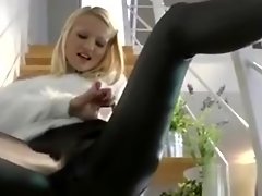 Blonde euro teen fingering her pussy video on WebcamWhoring.com