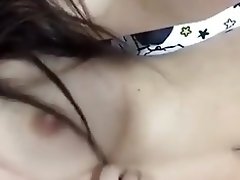 Asian playing with her massive boobs video on WebcamWhoring.com