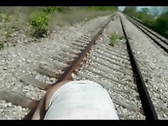 Railroad Skinny Ugly Homeless Whore Suck and Fuck Black Cock video on WebcamWhoring.com